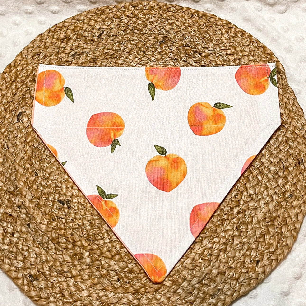 Peachy Over The Collar Bandana