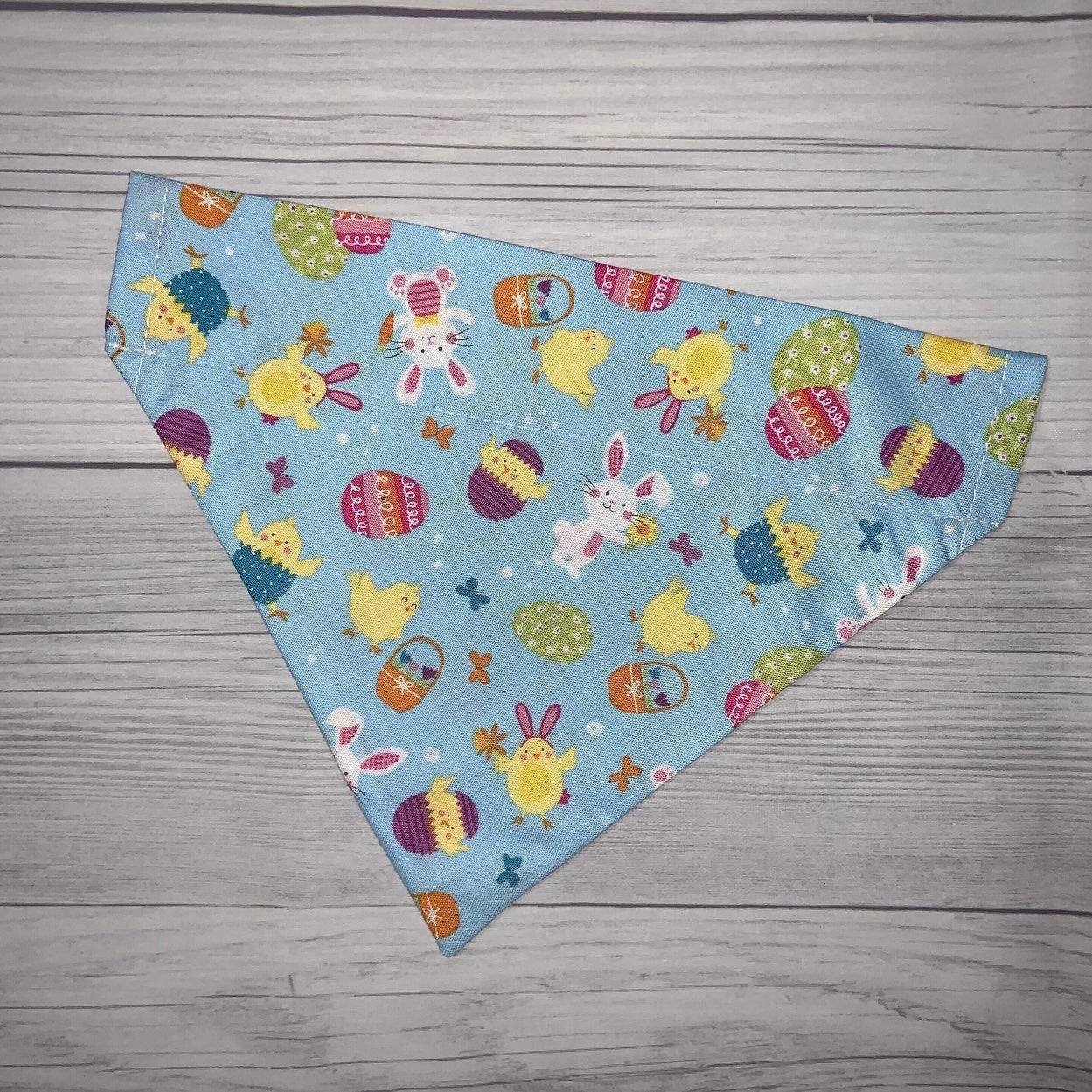 Easter Bunny Eggs Chick Over the Collar Bandana