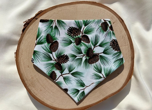 Christmas Pine Tree Over The Collar Bandana