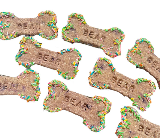 Personalized Bone with Sprinkles
